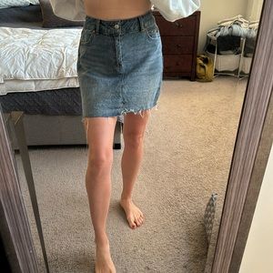 Denim skirt